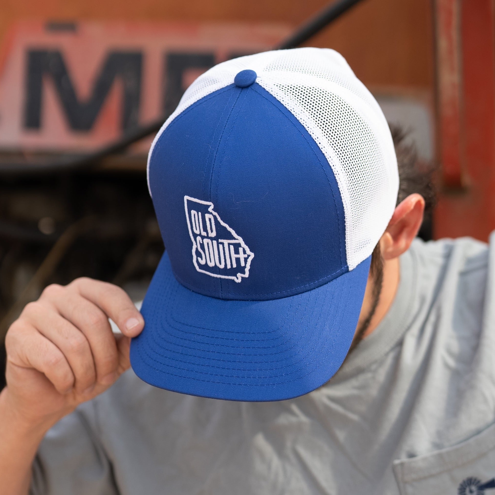 GA Letter - Trucker Hat - Old South Apparel