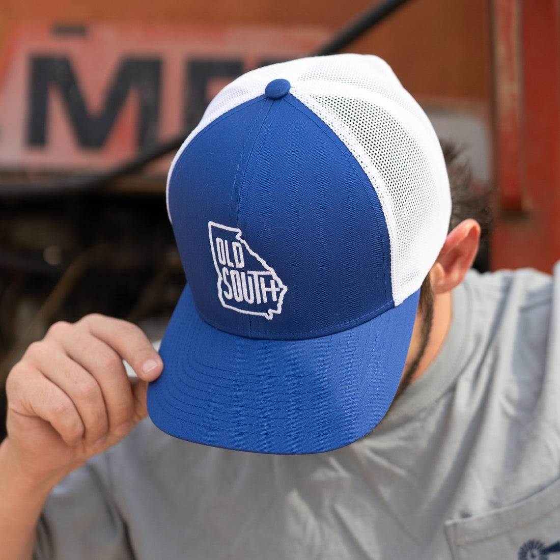 GA Letter - Trucker Hat - Old South Apparel