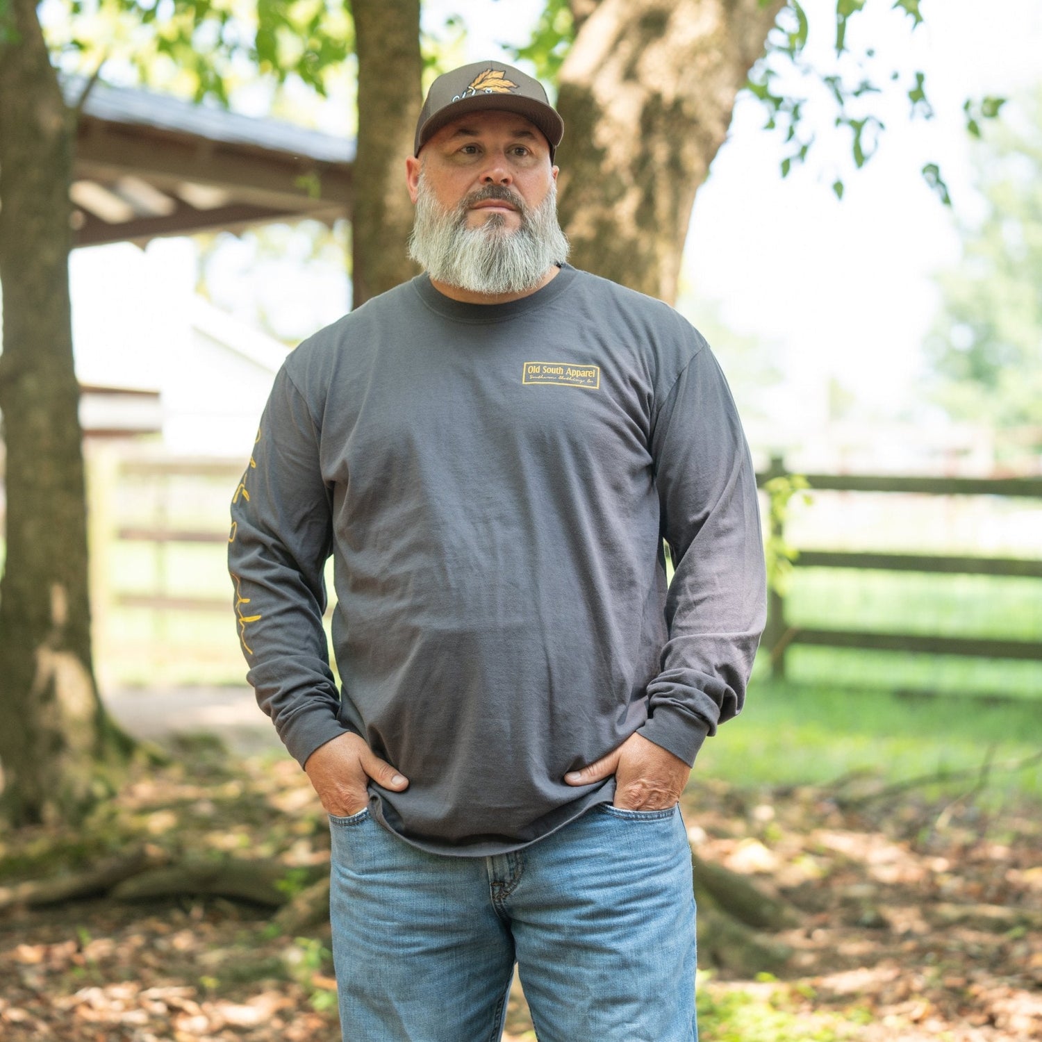 Golden Leaf - Long Sleeve - Old South Apparel