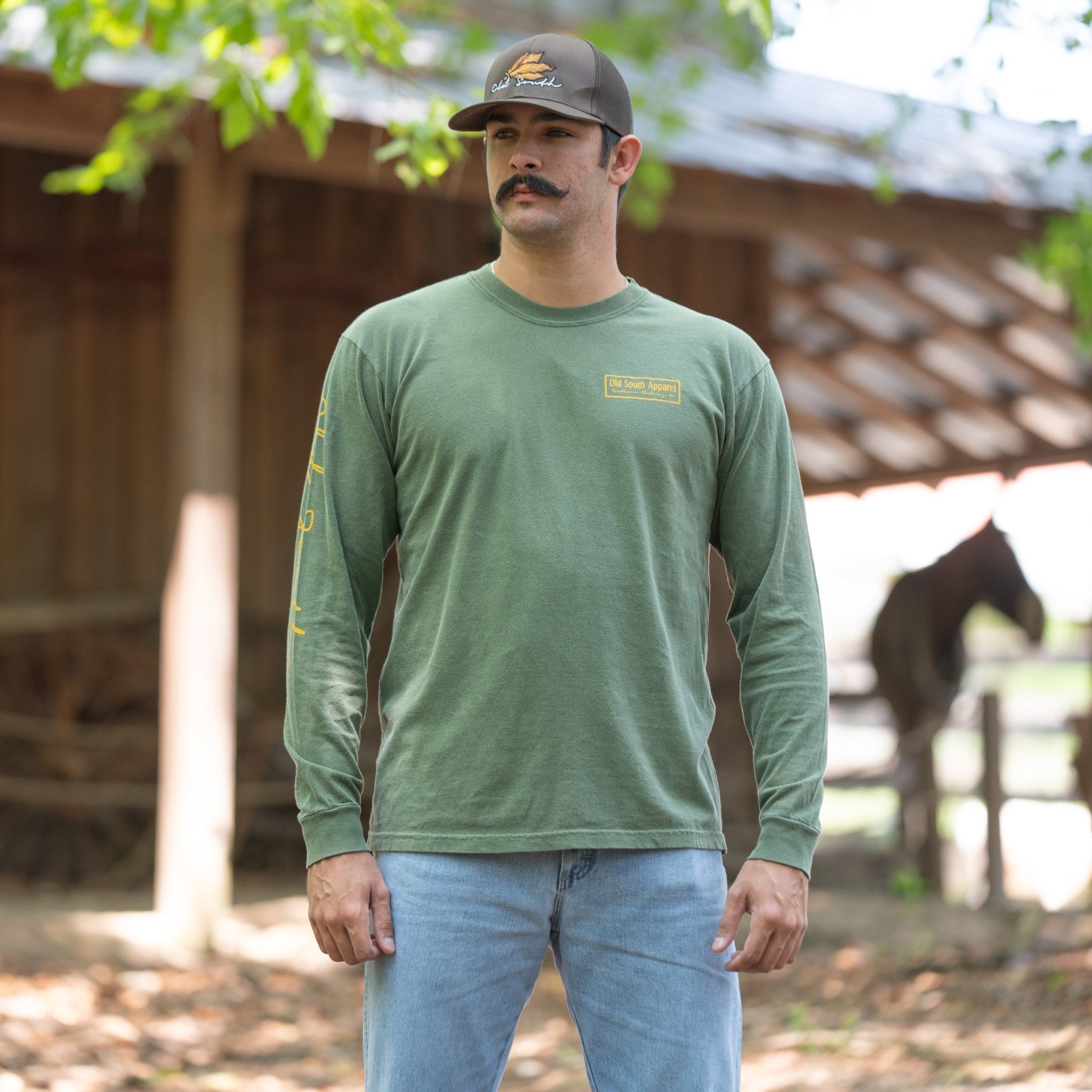 Golden Leaf - Long Sleeve - Old South Apparel