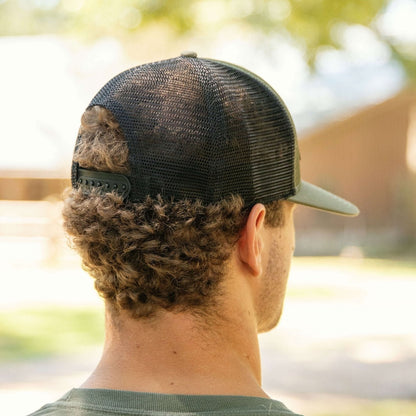 Landscape Leather Patch - Trucker Hat - Old South Apparel