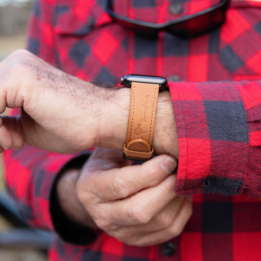 Leather Apple Watch Band - Old South Apparel
