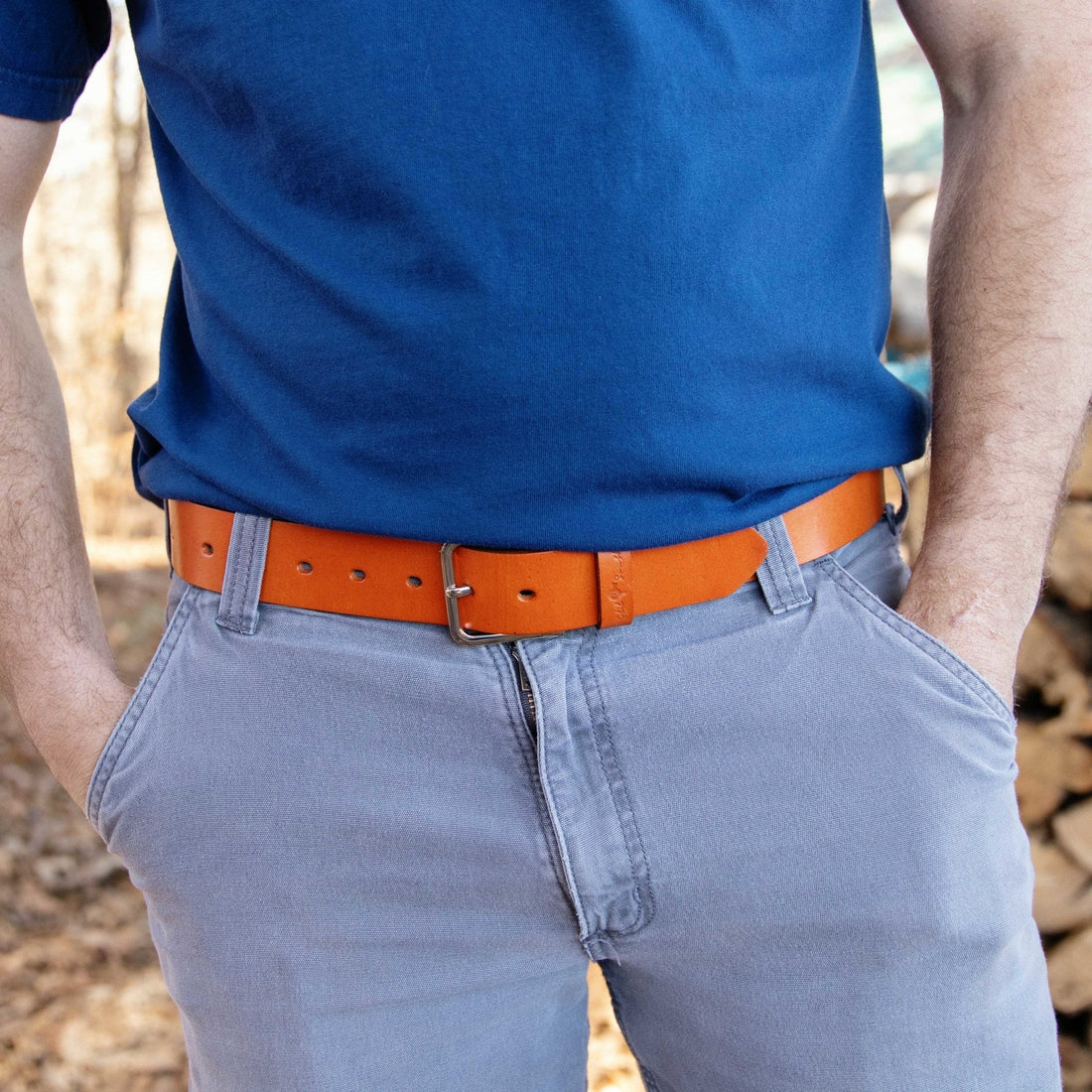 Leather Belt - Old South Apparel