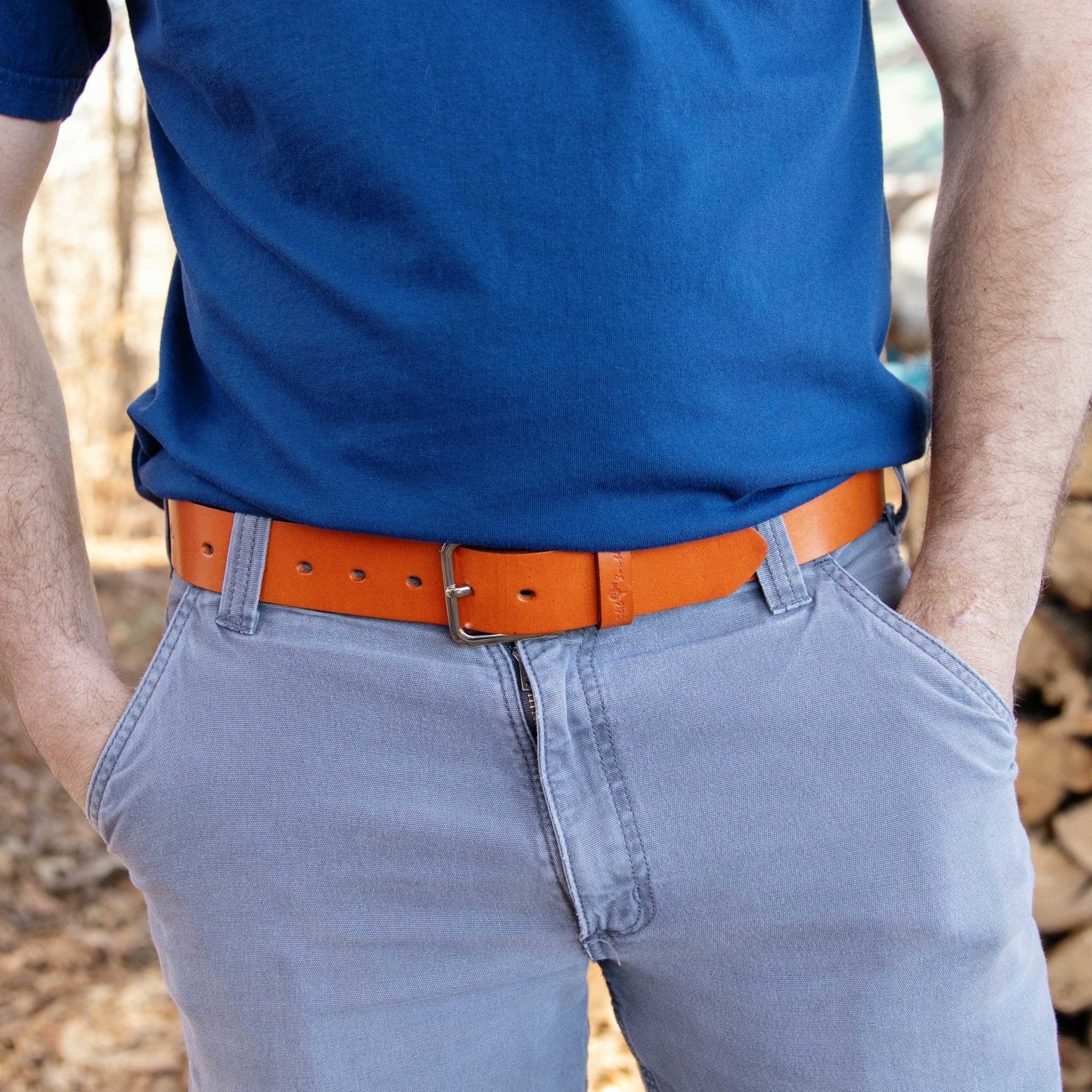 Leather Belt - Old South Apparel