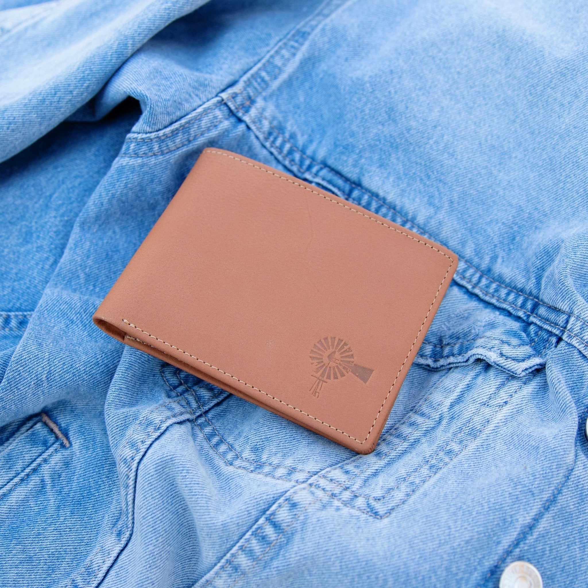 Leather Bi - Fold Wallet - Old South Apparel