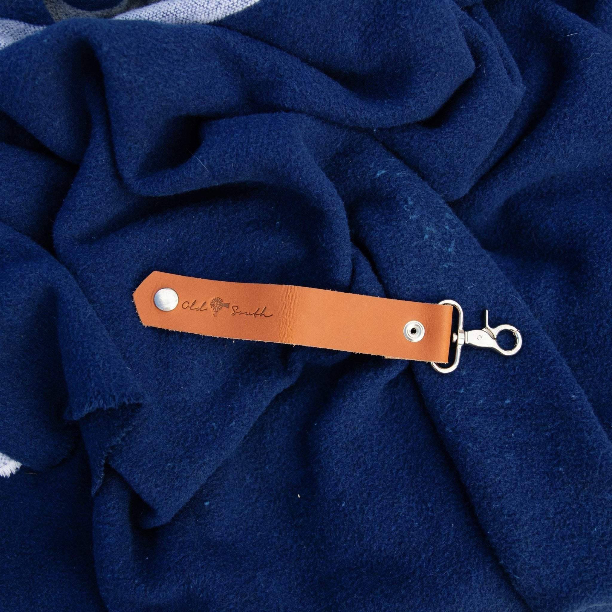 Leather Keychain - Old South Apparel