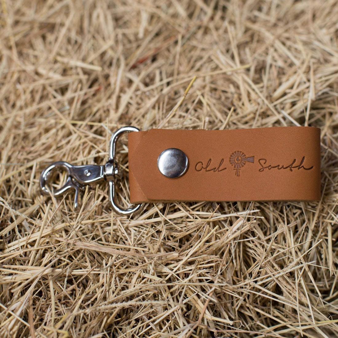 Leather Keychain - Old South Apparel