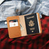 Leather Passport Wallet - Old South Apparel