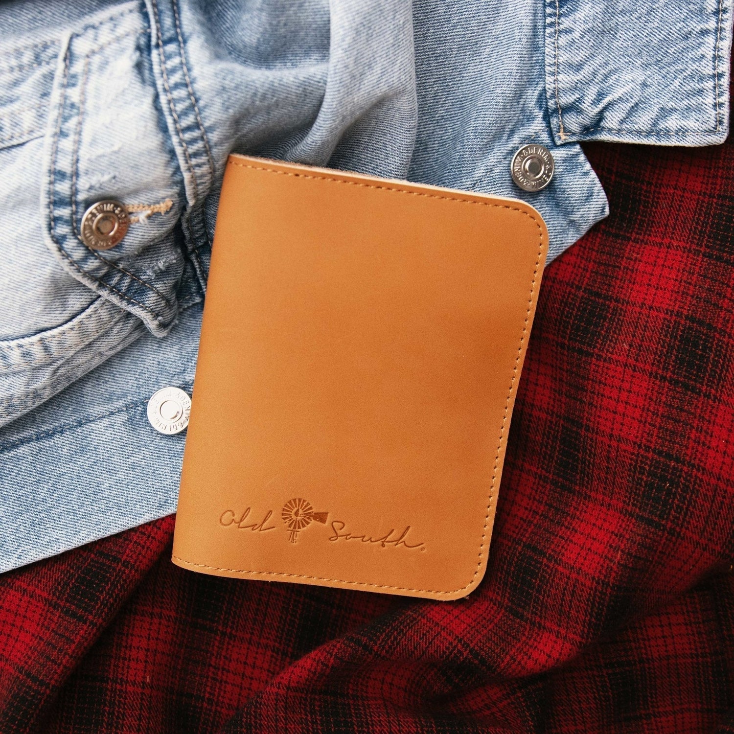 Leather Passport Wallet - Old South Apparel