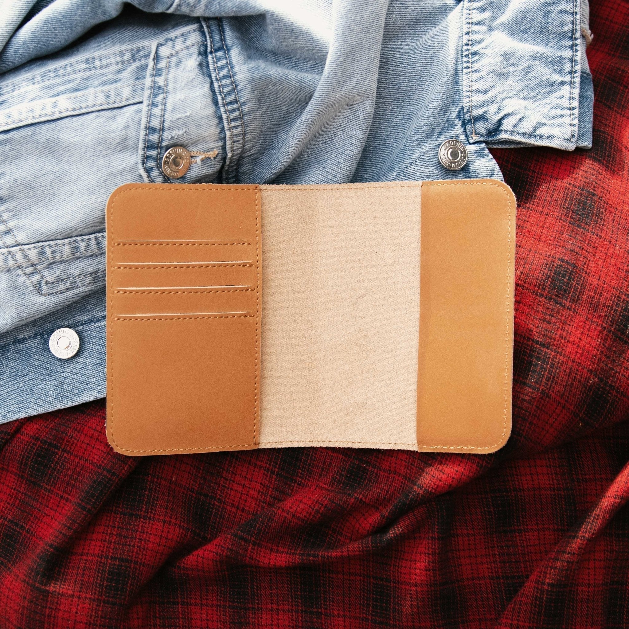 Leather Passport Wallet - Old South Apparel