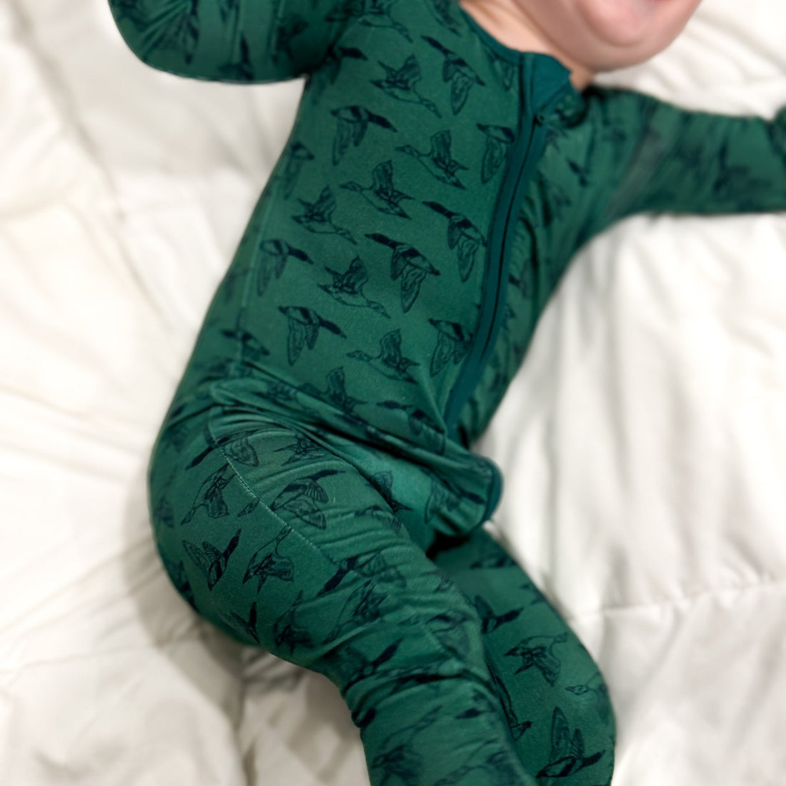 Migration Duck Pattern - Bamboo Sleeper - Old South Apparel