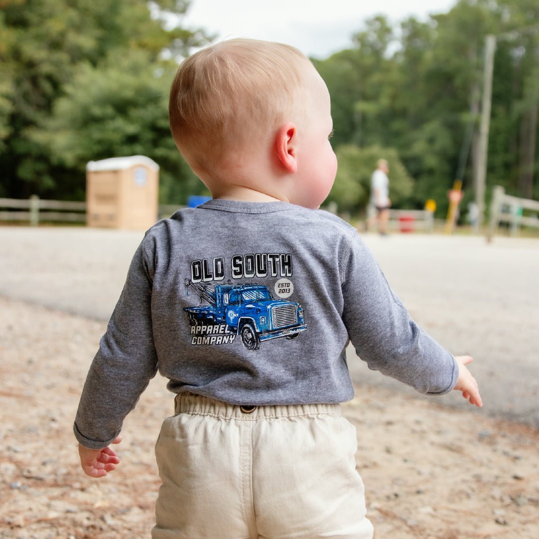 Old School Tow - Long Sleeve Onesie - Infant - Old South Apparel