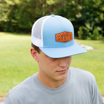Old South Leather Patch - Trucker Hat - Old South Apparel