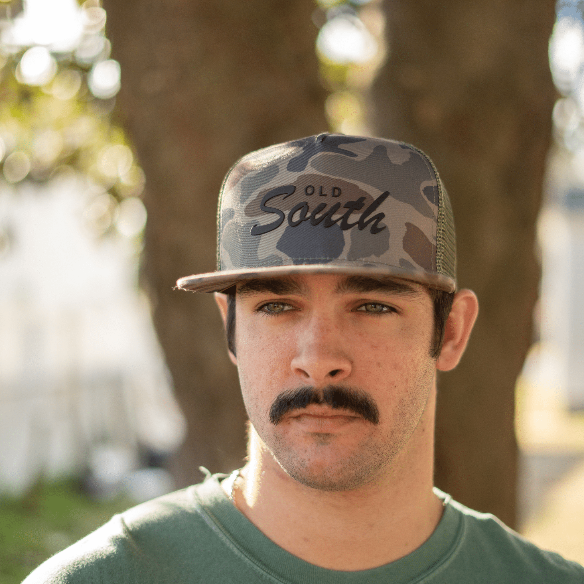 Old South Patch Thicket Camo - Trucker Hat - Old South Apparel