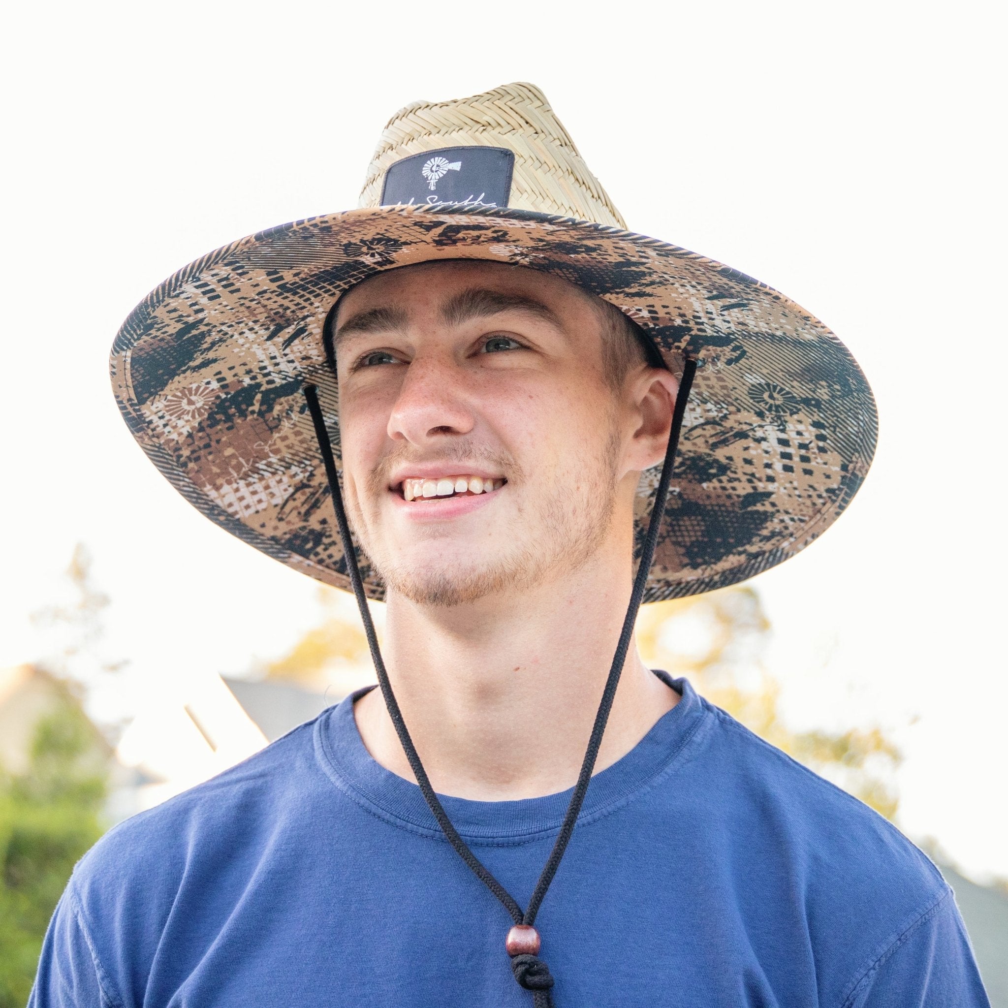 New Age Camo Straw Hat Old South Apparel