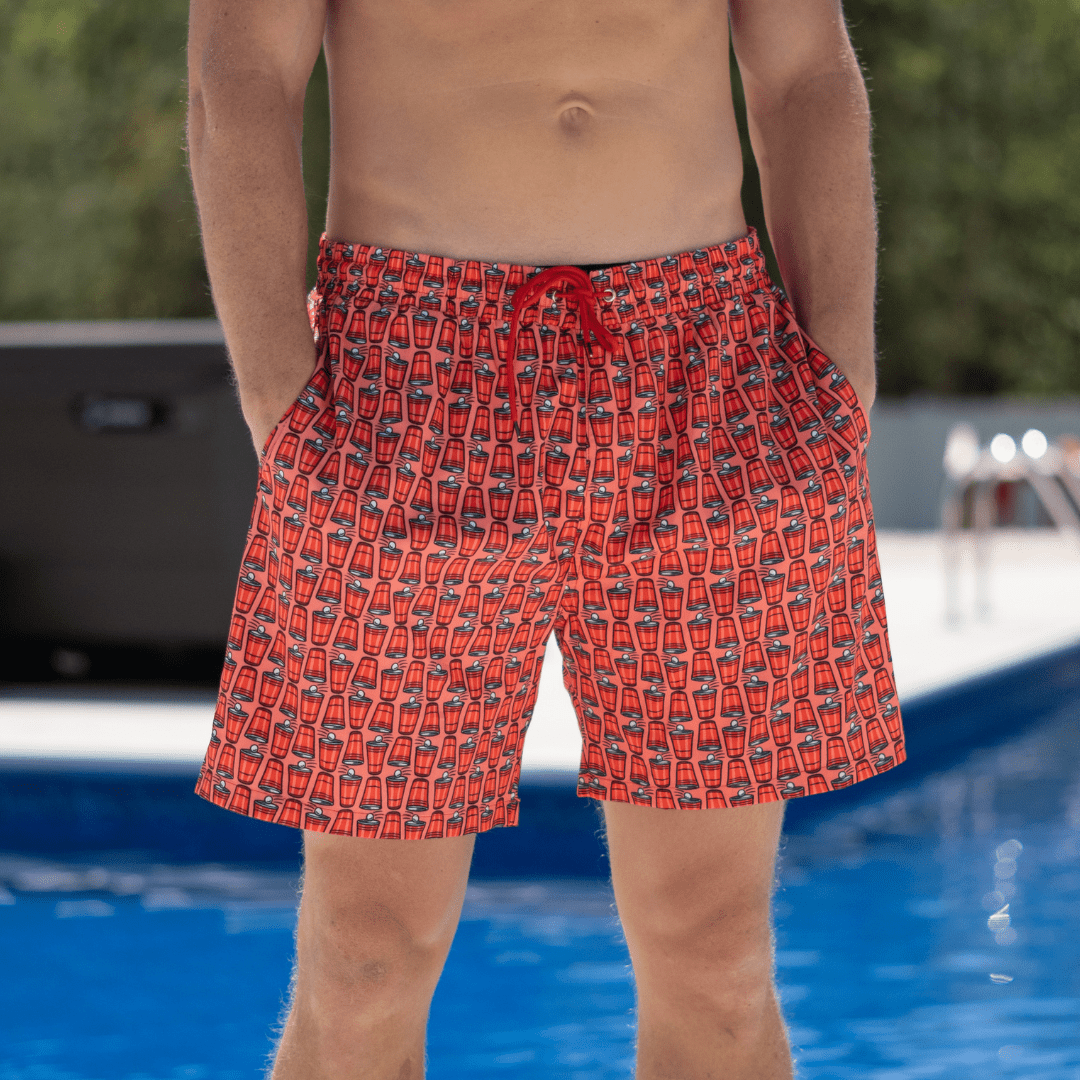 OldSouthApparel_Solo Cup - Lined Swim Trunks