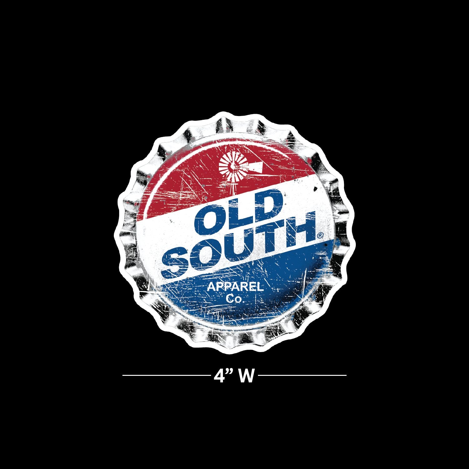 OldSouthApparel_Vintage Bottlecap - Decal