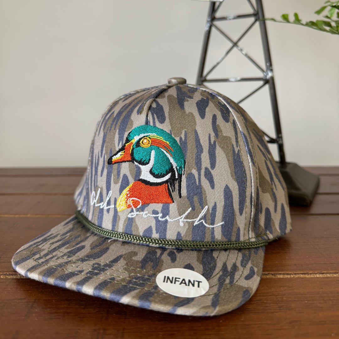 OldSouthApparel_Wood Duck Head Osland Camo - Trucker Hat - Infant