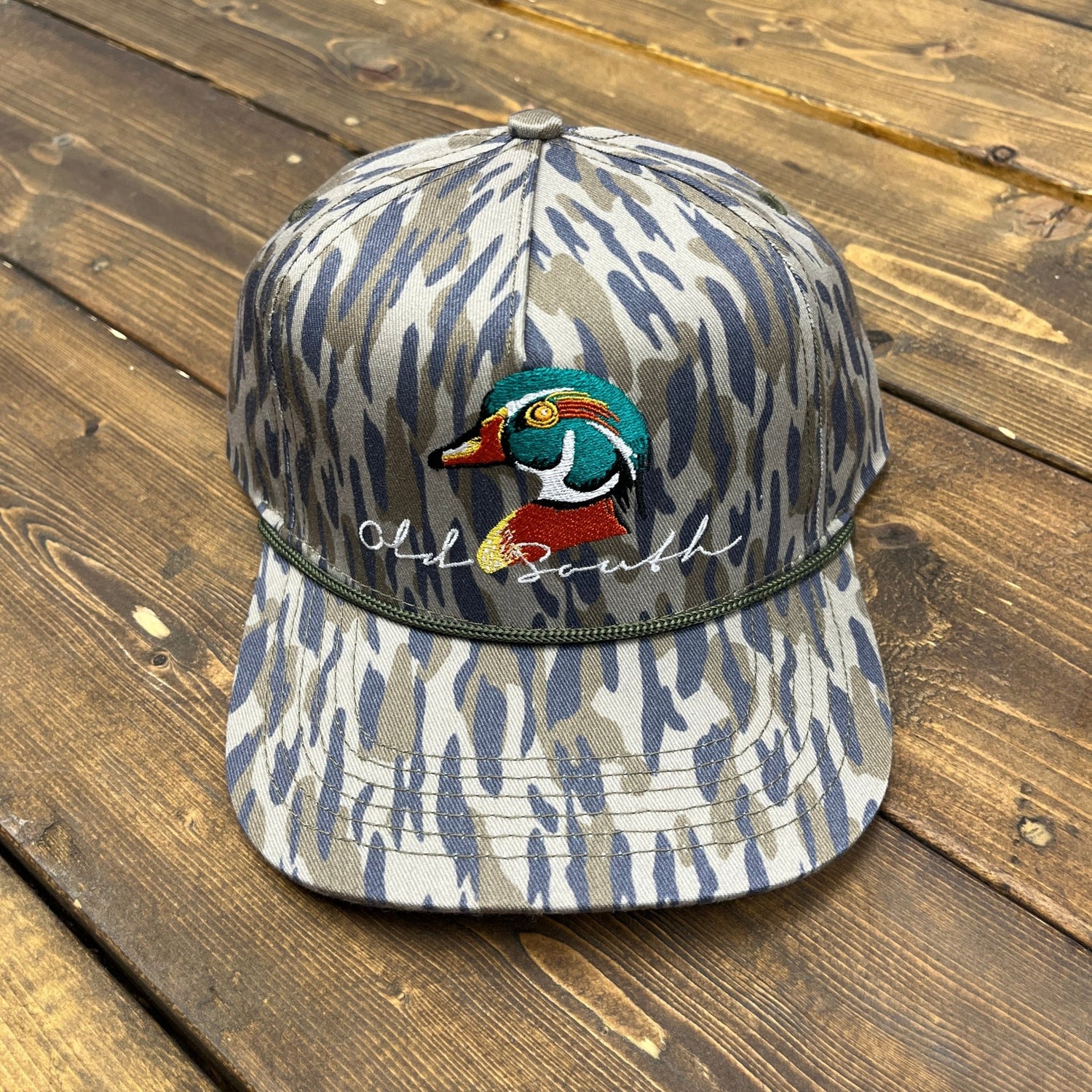 OldSouthApparel_Wood Duck Head Osland Camo - Trucker Hat - Youth