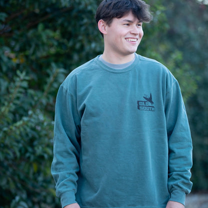 Pixeled Duck Hunt - Crewneck Sweatshirt - Old South Apparel