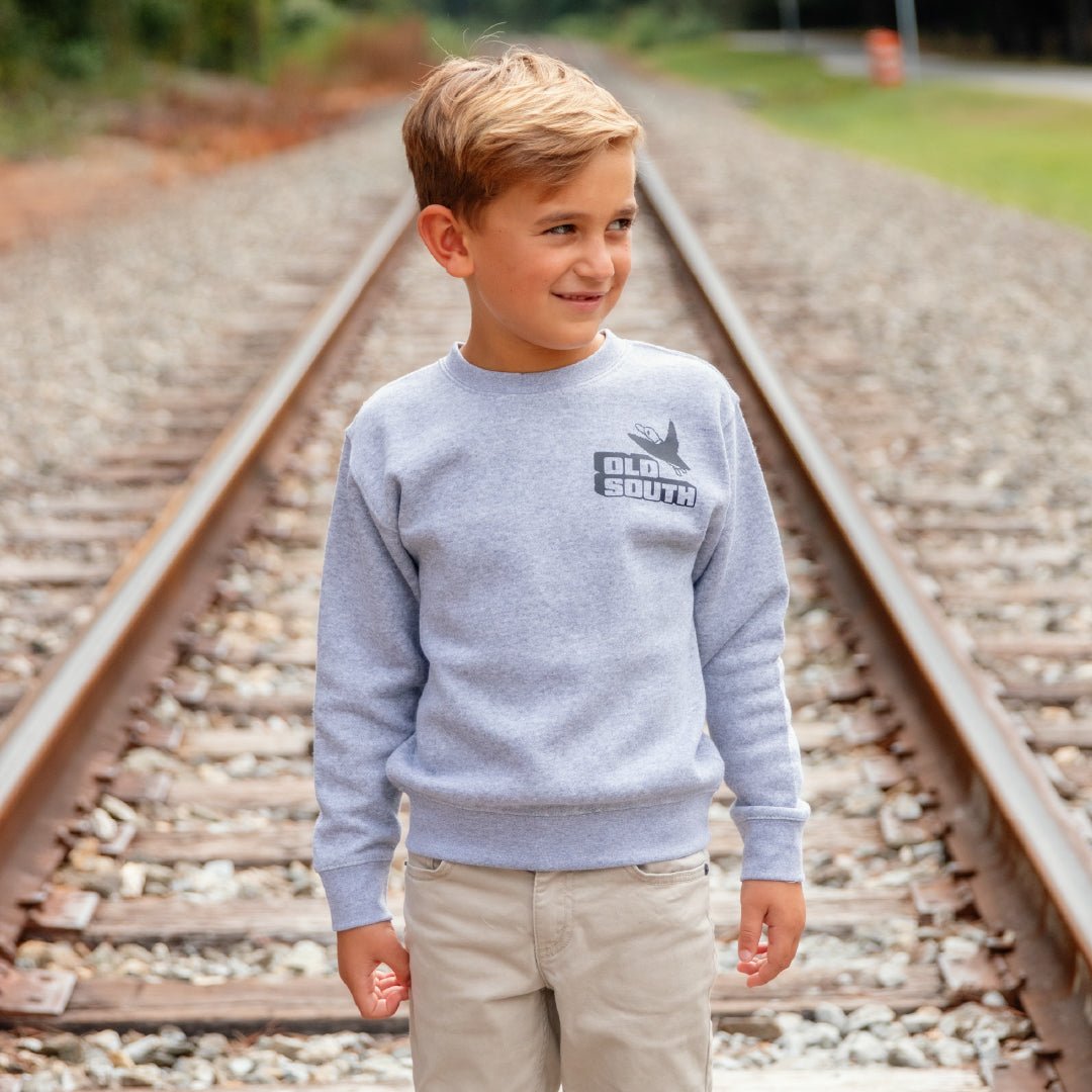 Pixeled Duck Hunt - Crewneck Sweatshirt - Toddler - Old South Apparel