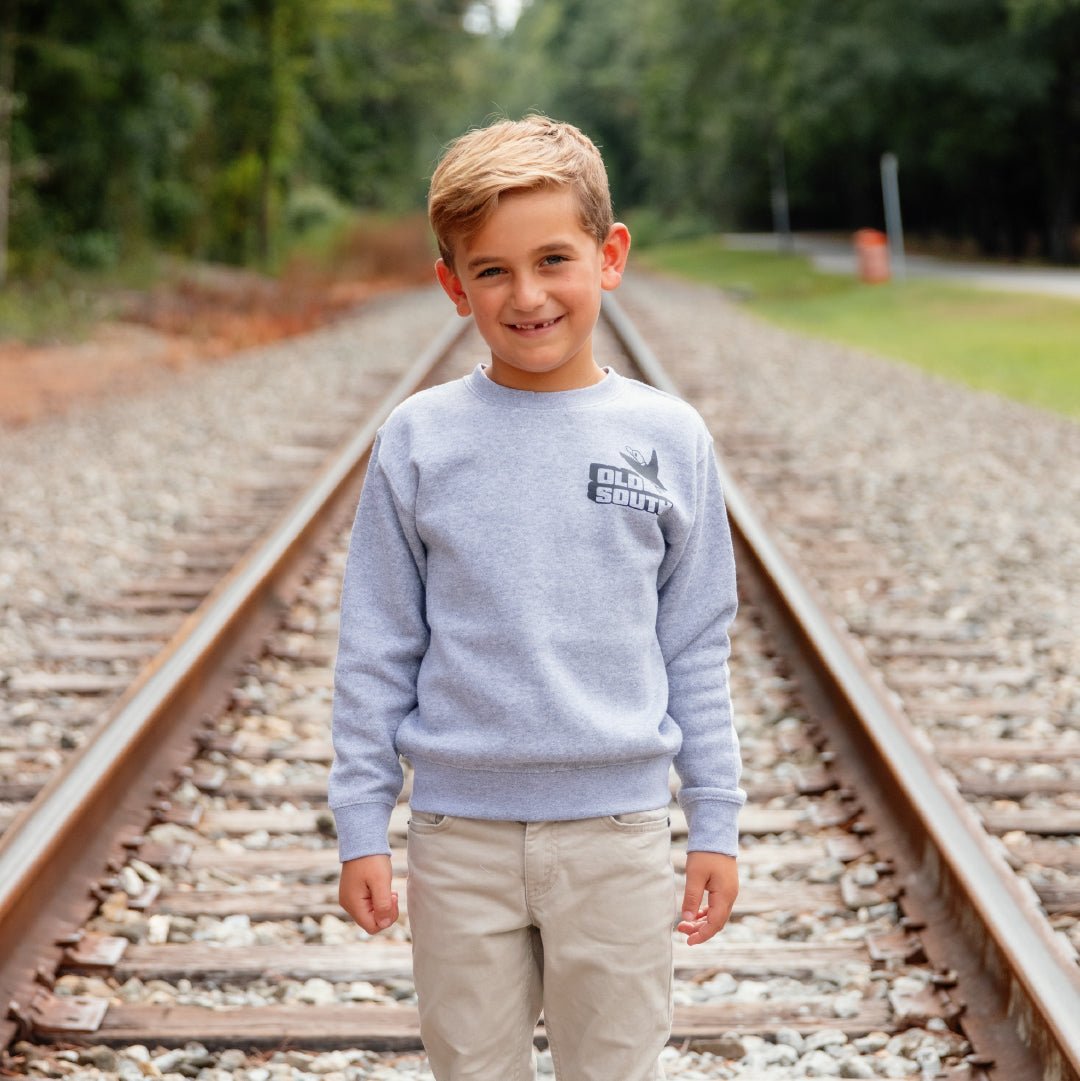 Pixeled Duck Hunt - Crewneck Sweatshirt - Toddler - Old South Apparel