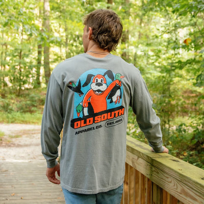 Pixeled Duck Hunt - Long Sleeve - Old South Apparel