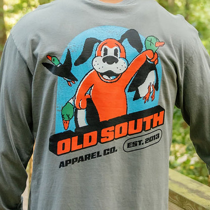 Pixeled Duck Hunt - Long Sleeve - Old South Apparel