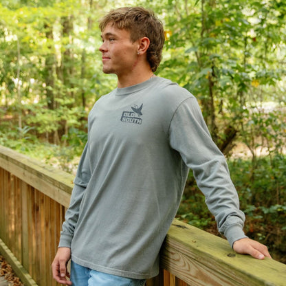 Pixeled Duck Hunt - Long Sleeve - Old South Apparel