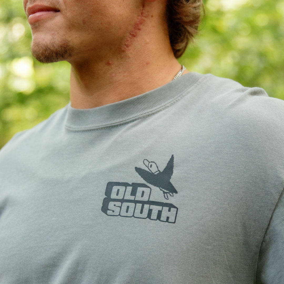 Pixeled Duck Hunt - Long Sleeve - Old South Apparel