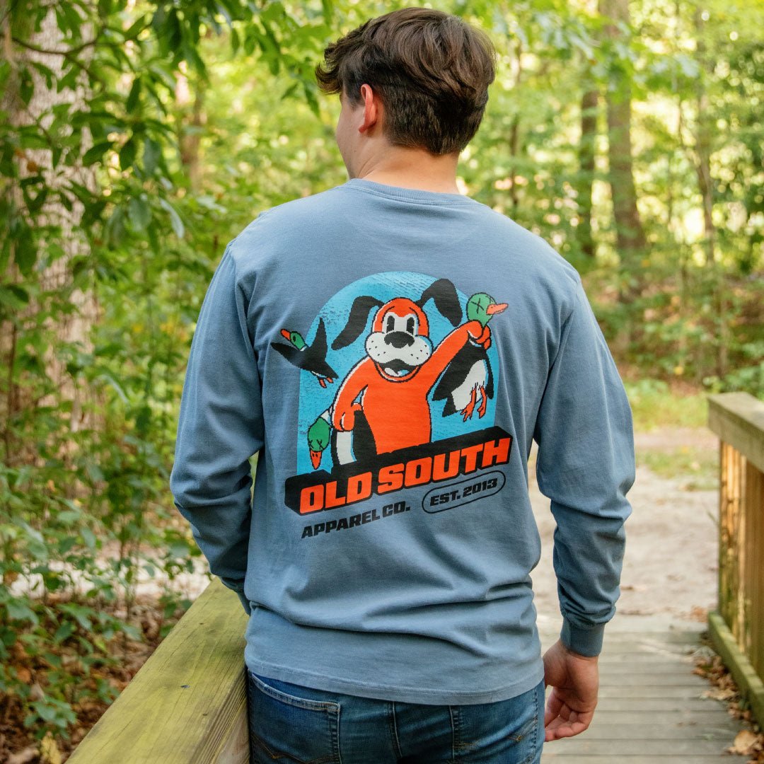 Pixeled Duck Hunt - Long Sleeve - Old South Apparel