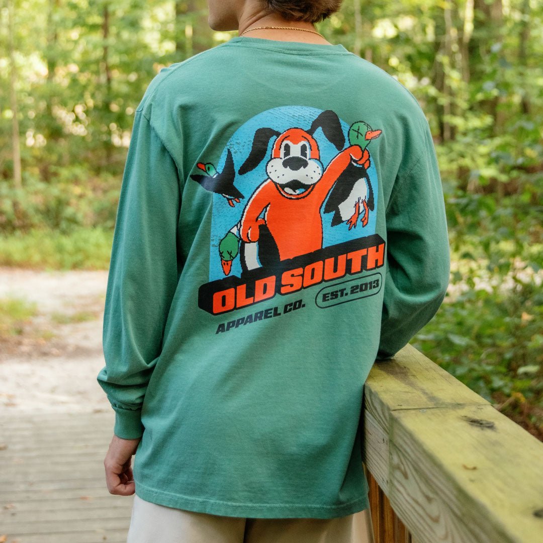 Pixeled Duck Hunt - Long Sleeve - Old South Apparel