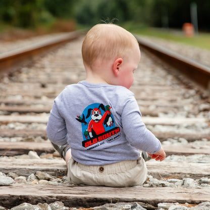 Pixeled Duck Hunt - Long Sleeve Onesie - Infant - Old South Apparel