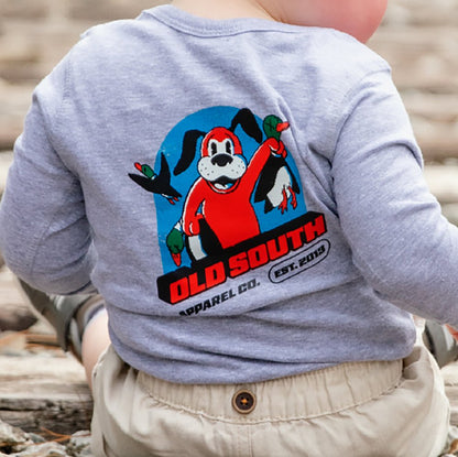 Pixeled Duck Hunt - Long Sleeve Onesie - Infant - Old South Apparel