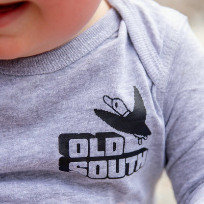 Pixeled Duck Hunt - Long Sleeve Onesie - Infant - Old South Apparel