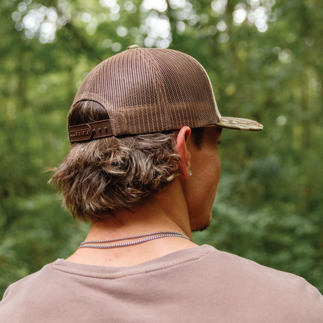 Pixeled Duck Hunt - Trucker Hat - Old South Apparel