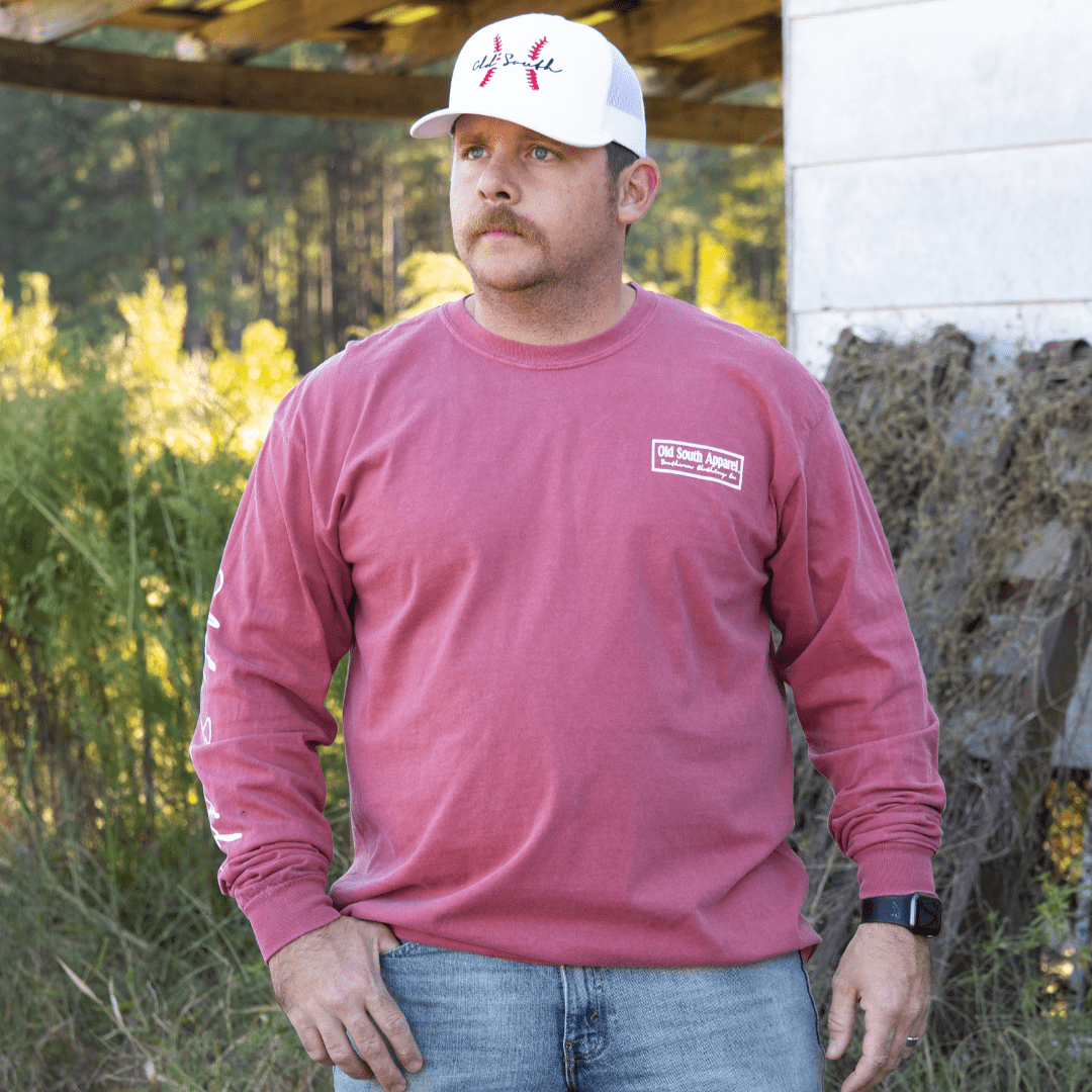 Plaid Logo - Long Sleeve - Old South Apparel