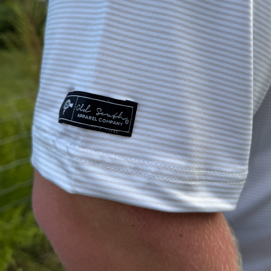 Thin Stripe Microstripe - Performance Polo