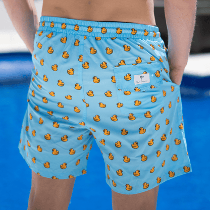 Rubber Duckie - Lined Swim Trunks - Old South Apparel