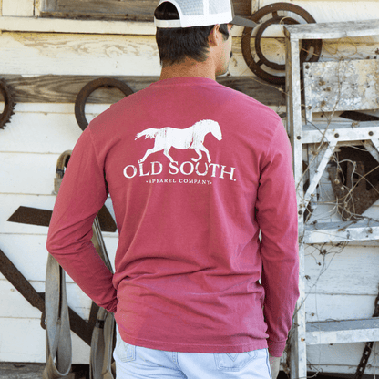 Running Horse - Long Sleeve - Old South Apparel