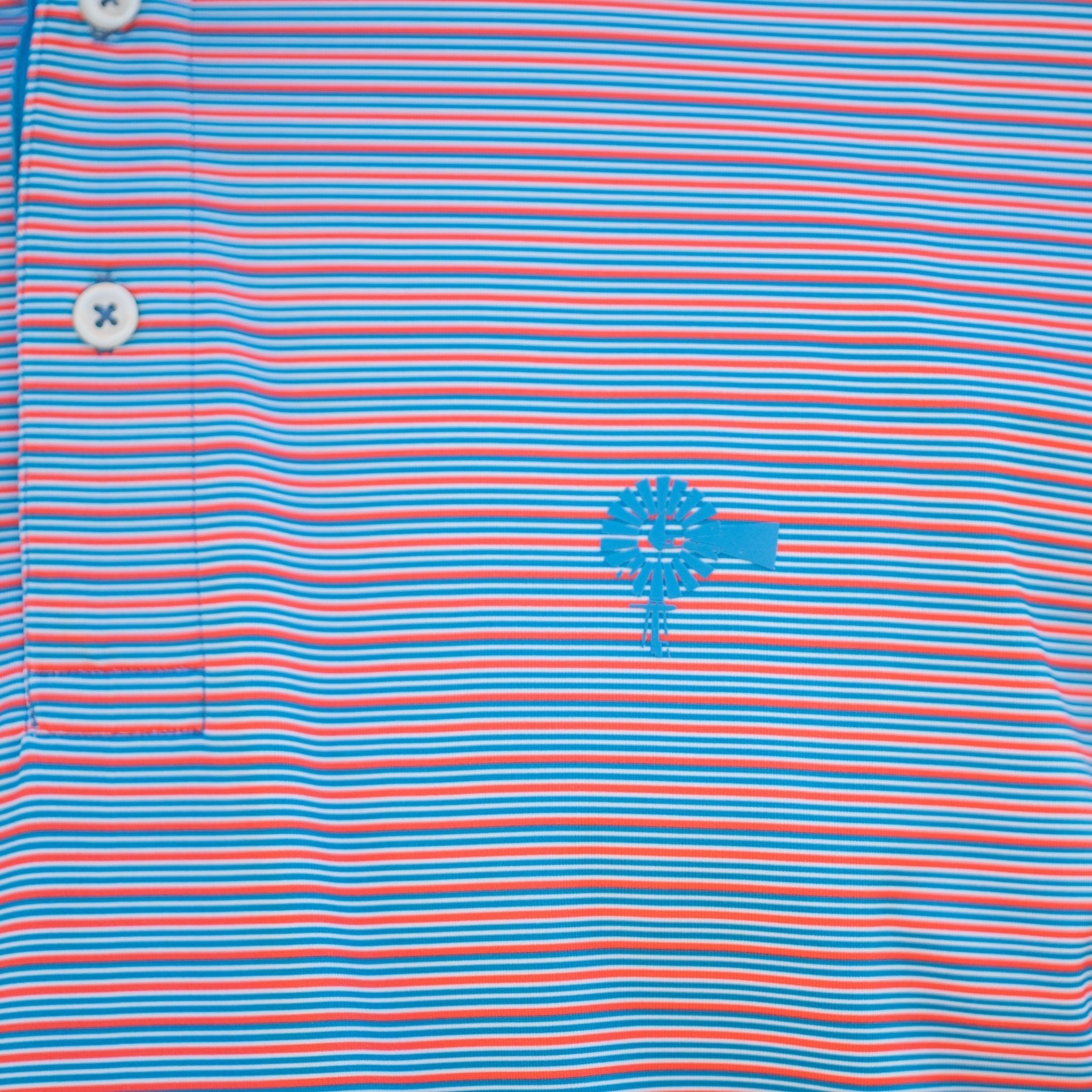 Rusty Microstripe - Performance Polo - Old South Apparel