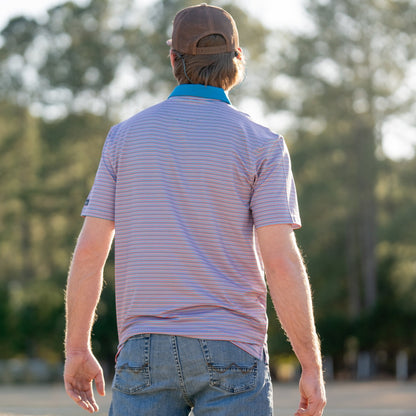 Rusty Microstripe - Performance Polo - Old South Apparel