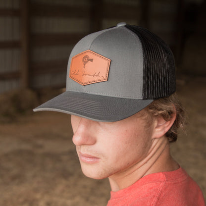 Signature Leather Patch - Trucker Hat - Old South Apparel