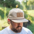 Single Antler Leather Patch - Trucker Hat - Old South Apparel