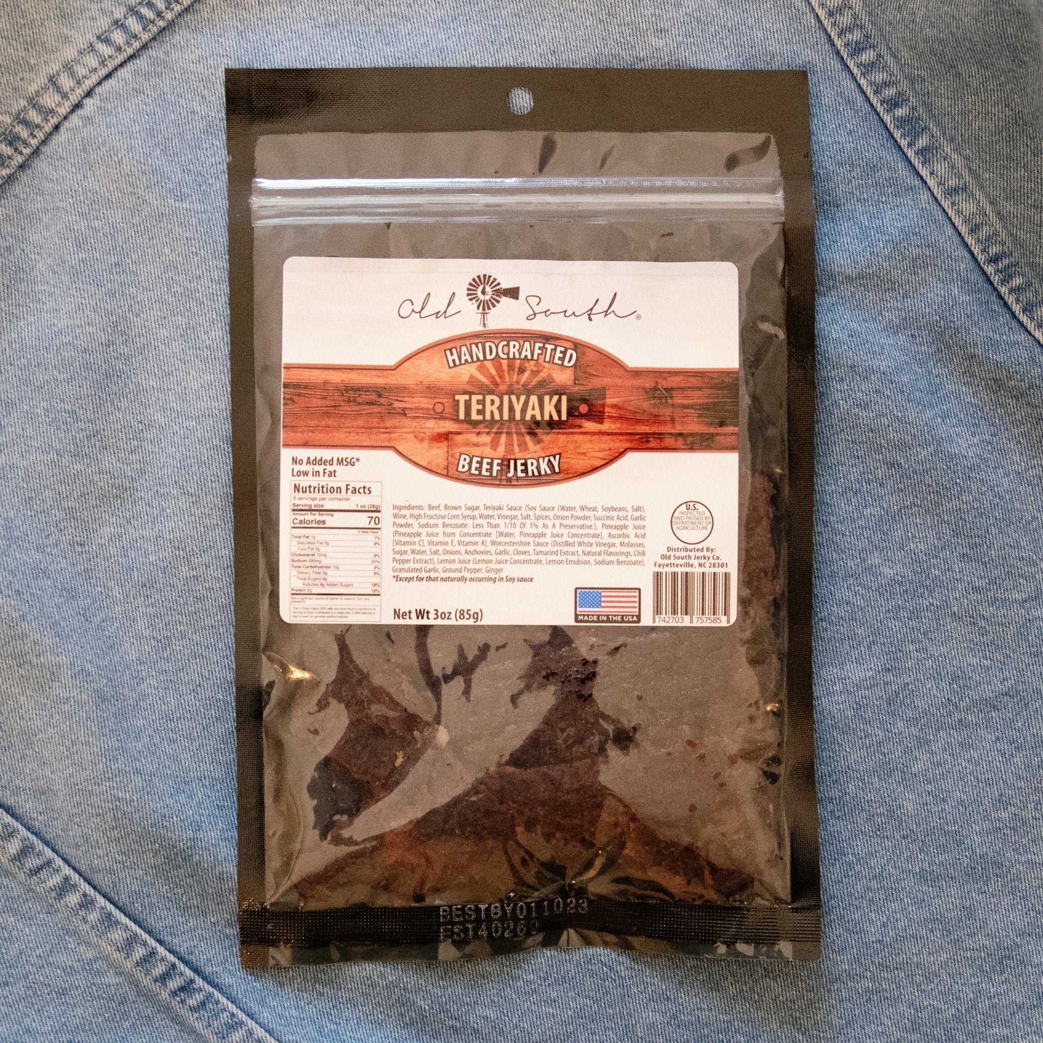Teriyaki - Beef Jerky - Old South Apparel
