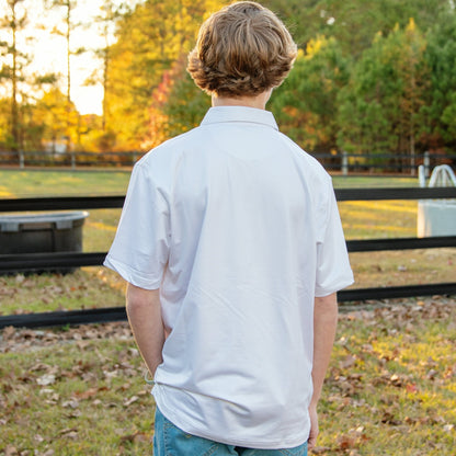 Thin Stripe Microstripe - Performance Polo - Old South Apparel