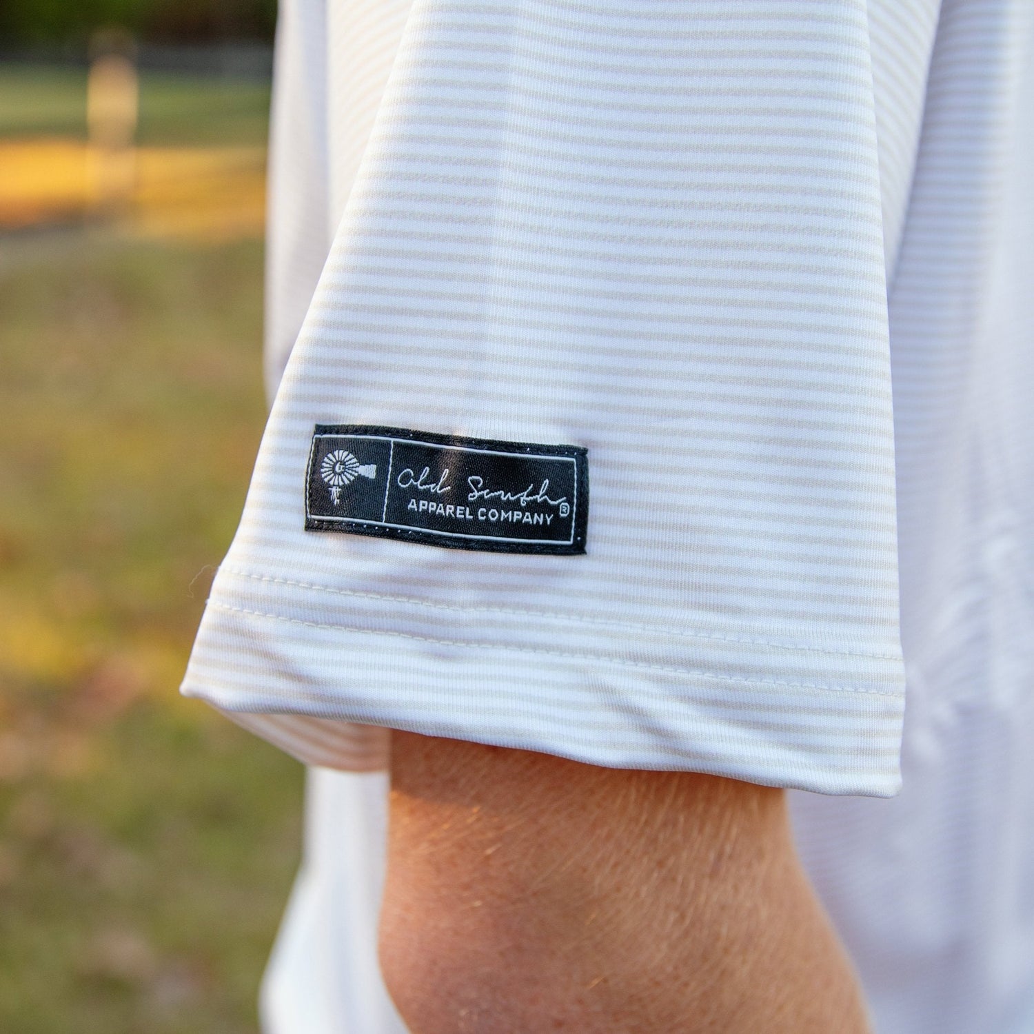 Thin Stripe Microstripe - Performance Polo - Old South Apparel