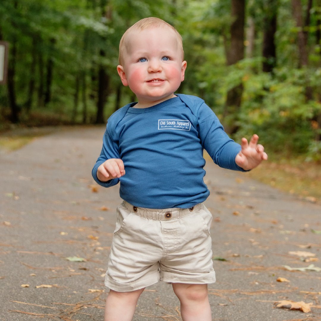 Trackhoe - Long Sleeve Onesie - Infant - Old South Apparel