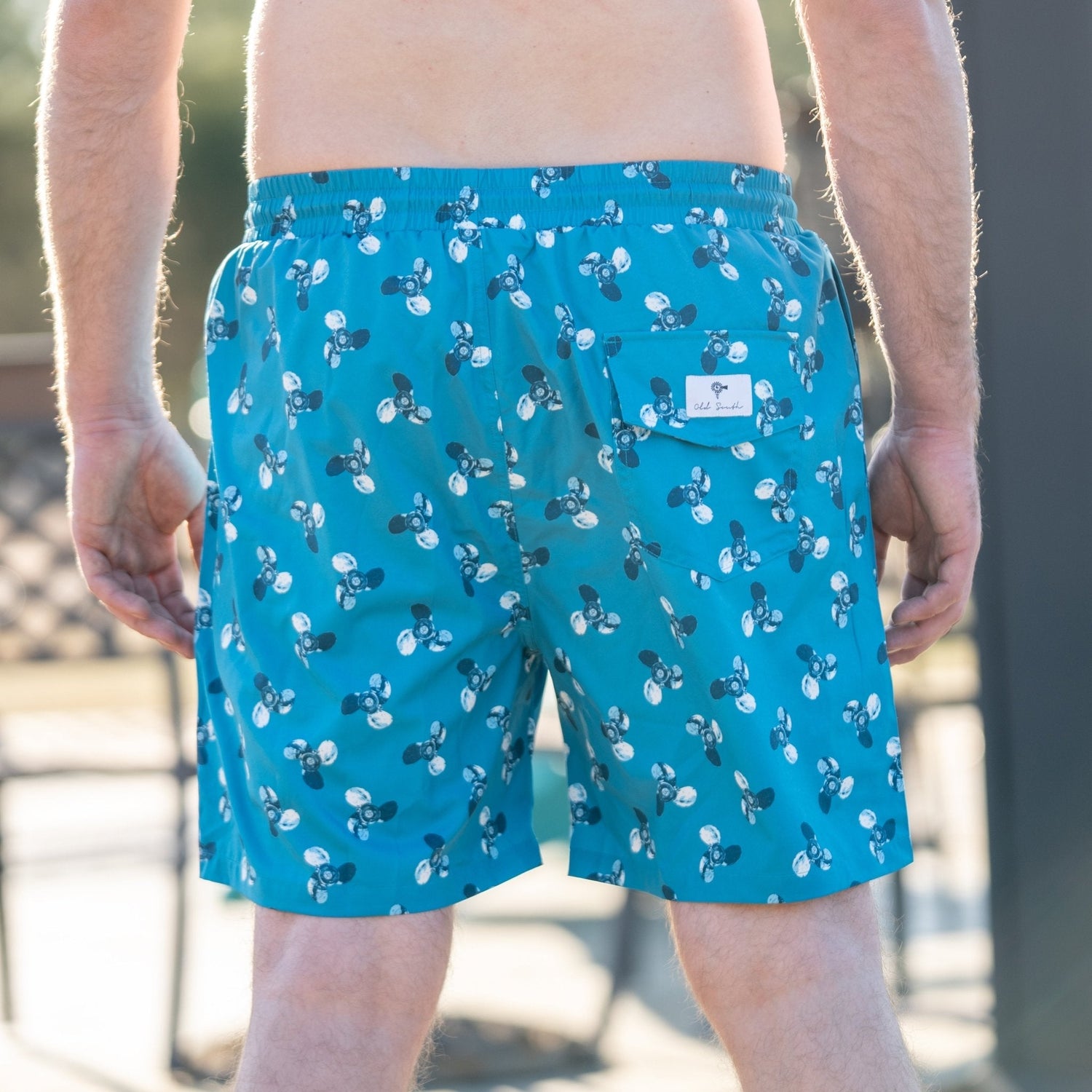 Twisted Prop - Lined Swim Trunks - Old South Apparel