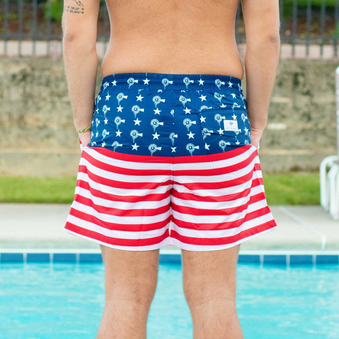 USA - Soft Mesh Swim Trunks - Old South Apparel
